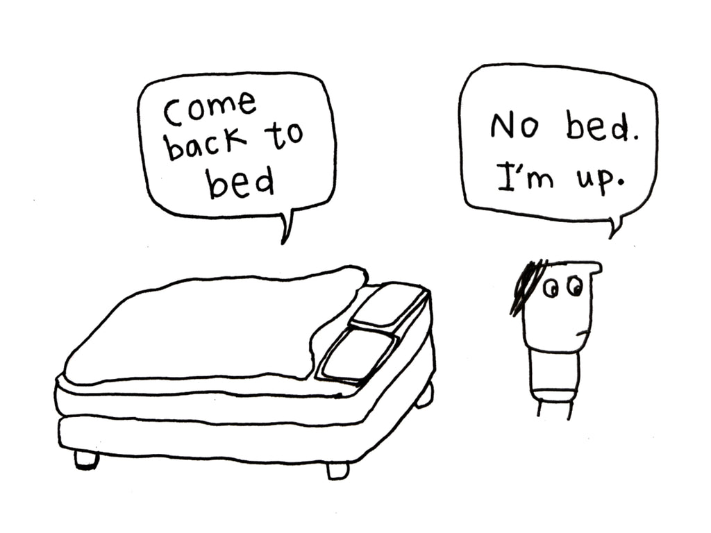 Come Back to Bed Card | Funny Lazy Morning Card for Couples & Partners