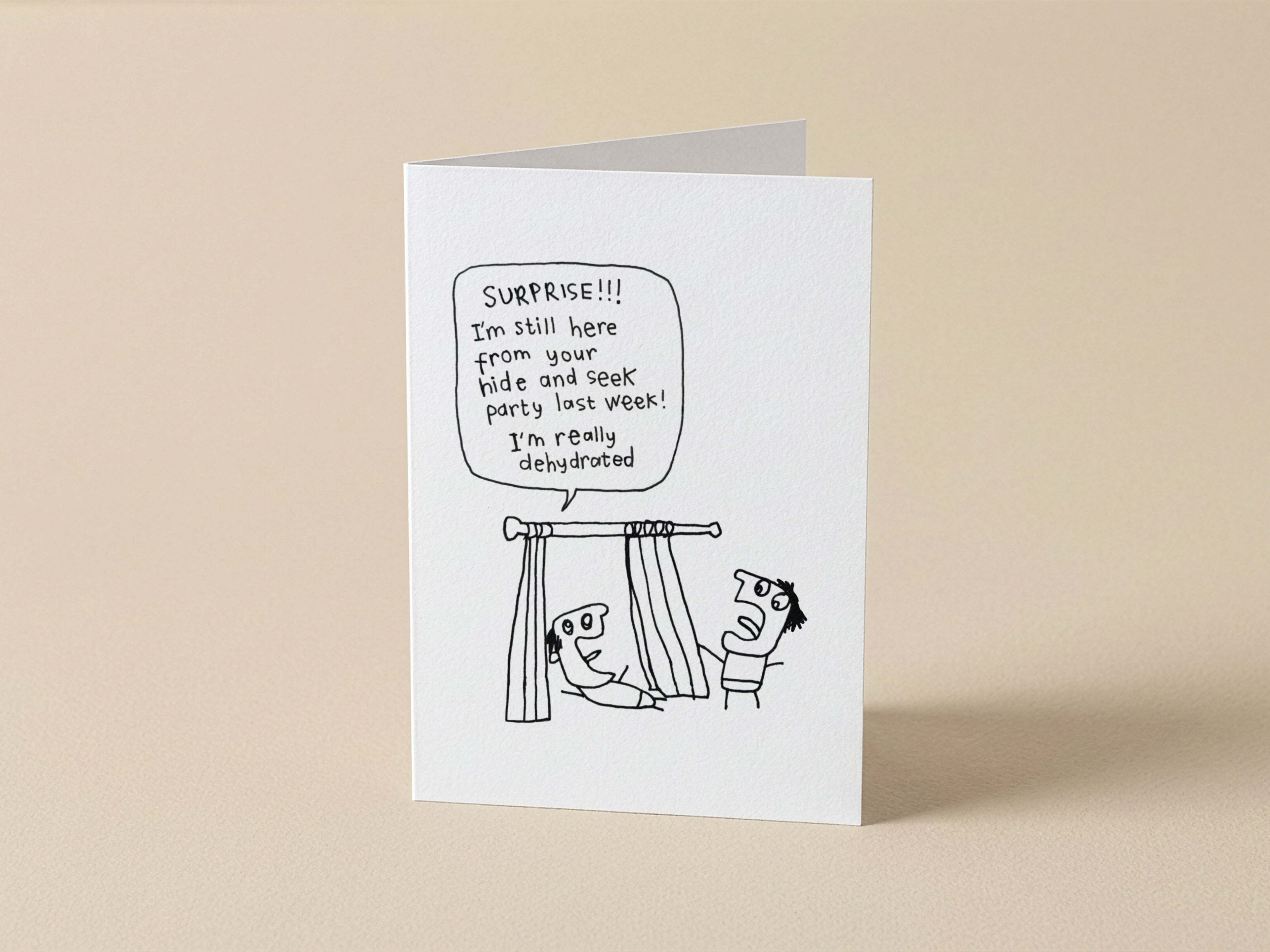 Still Here Card | Funny Hide and Seek Card for Friends