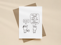 Only Oat Babes Card | Funny Vegan Card for Friends & Colleagues