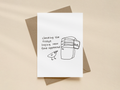Checking the Fridge Card | Funny Illustrated Bird Card for Friends