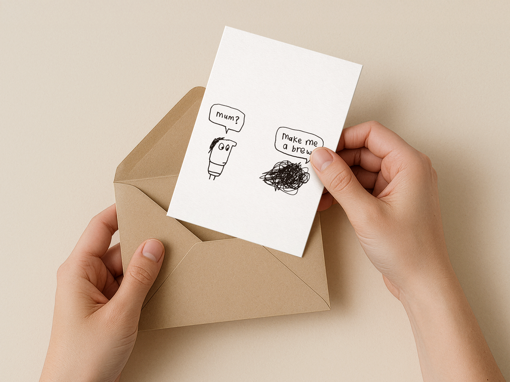 Make Me a Brew Card | Funny Mothers Day Card for Mum