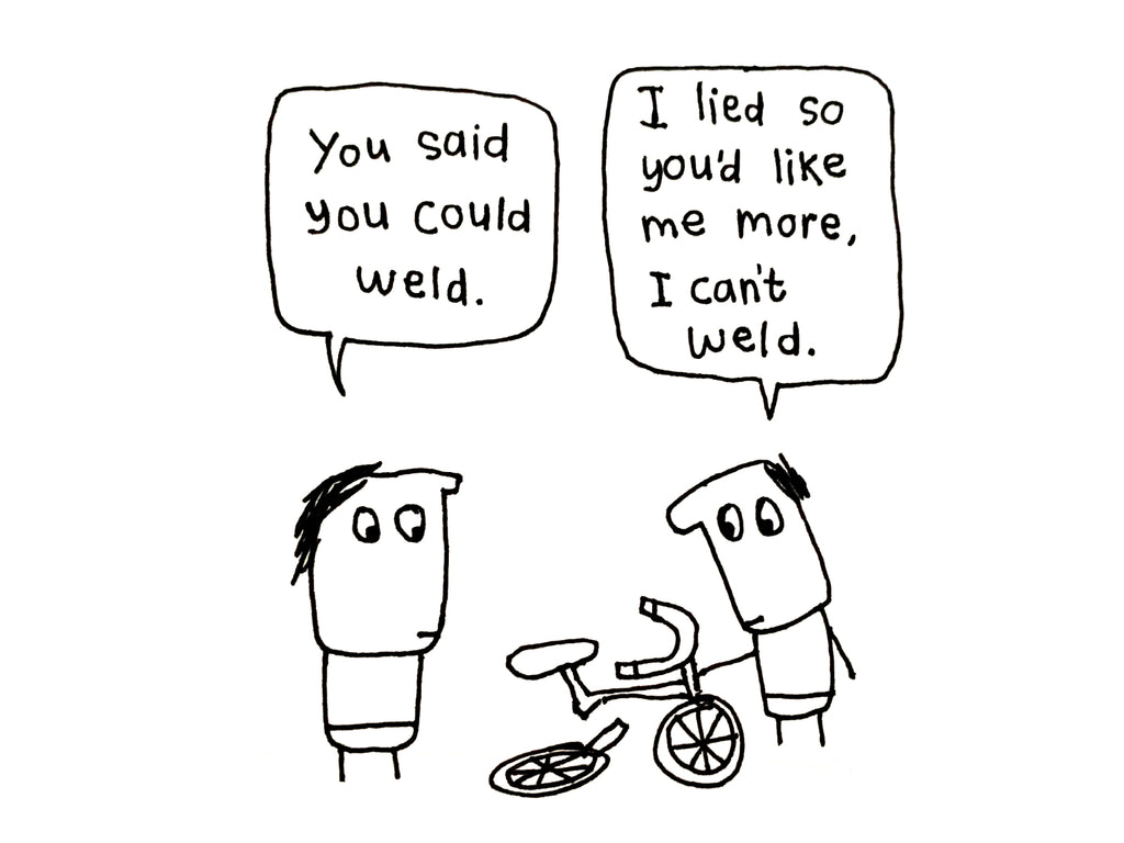 I Can't Weld Card | Funny Honest Confession Card for Couples & Friends