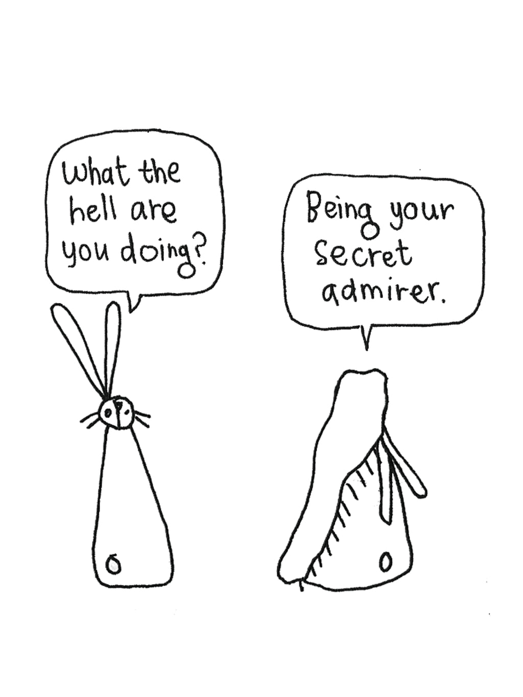 Secret Admirer Valentines Card