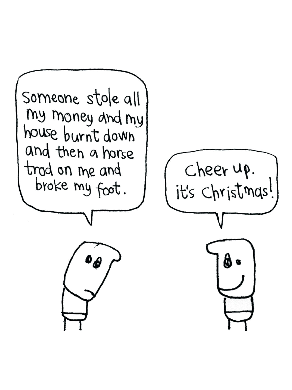 Cheer Up It's Christmas Card