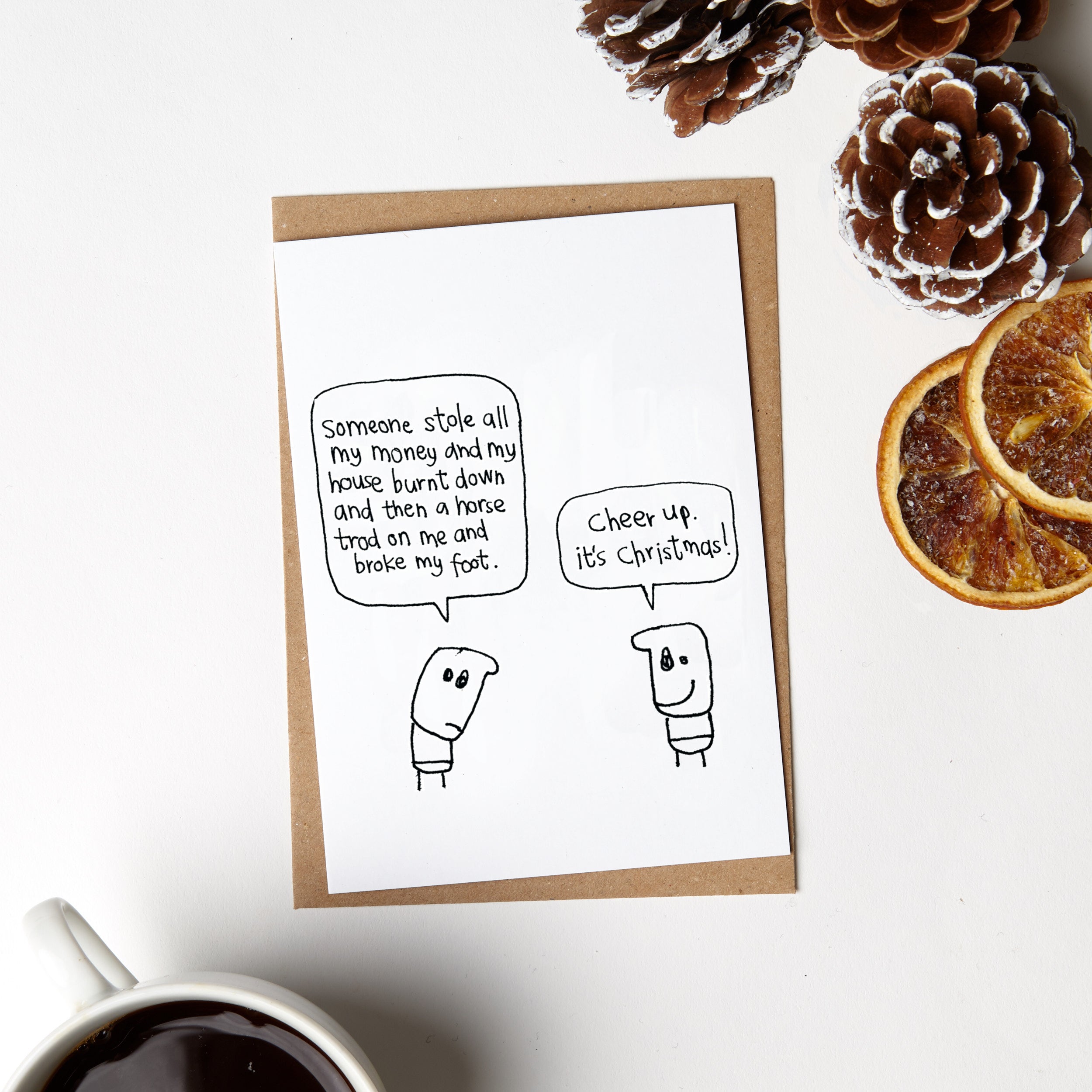 Cheer Up It's Christmas Card