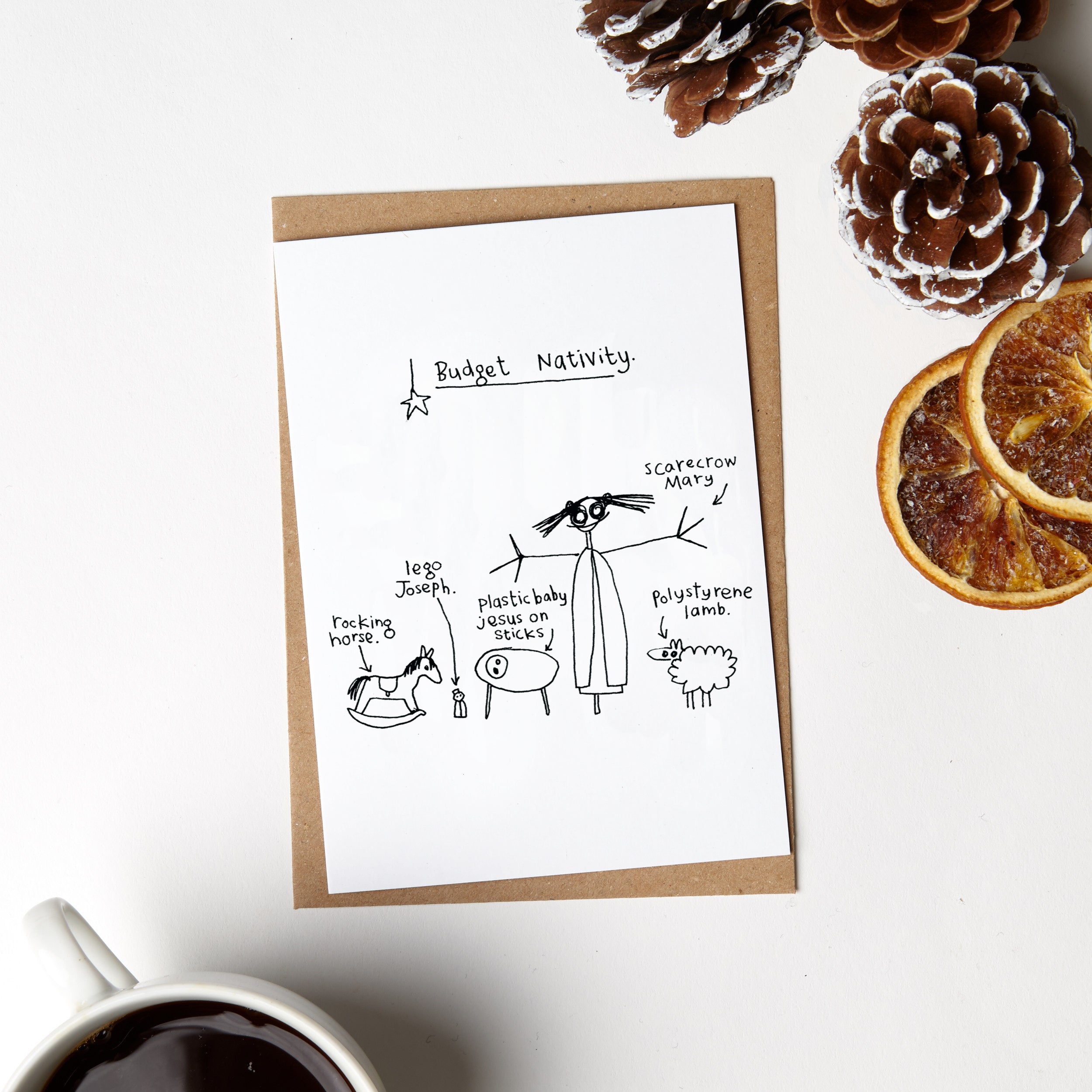 Budget Nativity Christmas Card