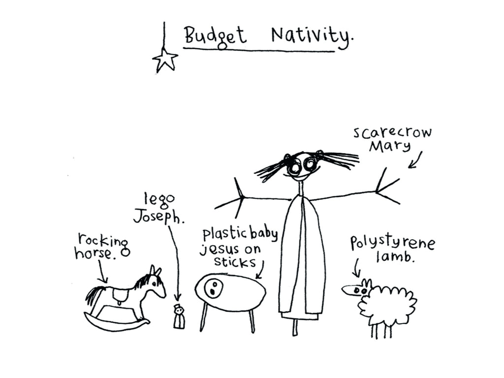 Budget Nativity Christmas Card
