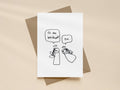 Drunken Angel Christmas Card | Funny Christmas Card for Friend