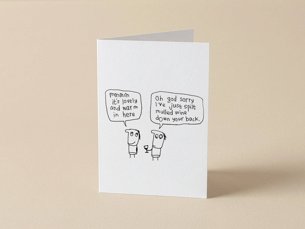 Mulled Wine Party Christmas Card | Christmas Card for Friend