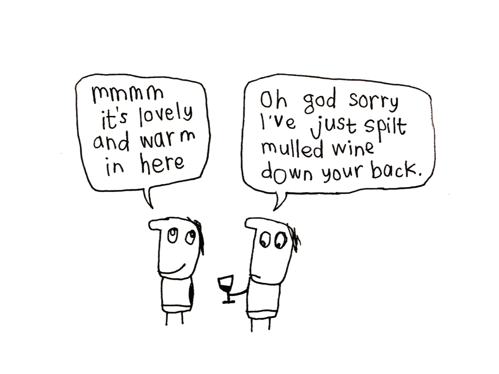 Mulled Wine Party Christmas Card