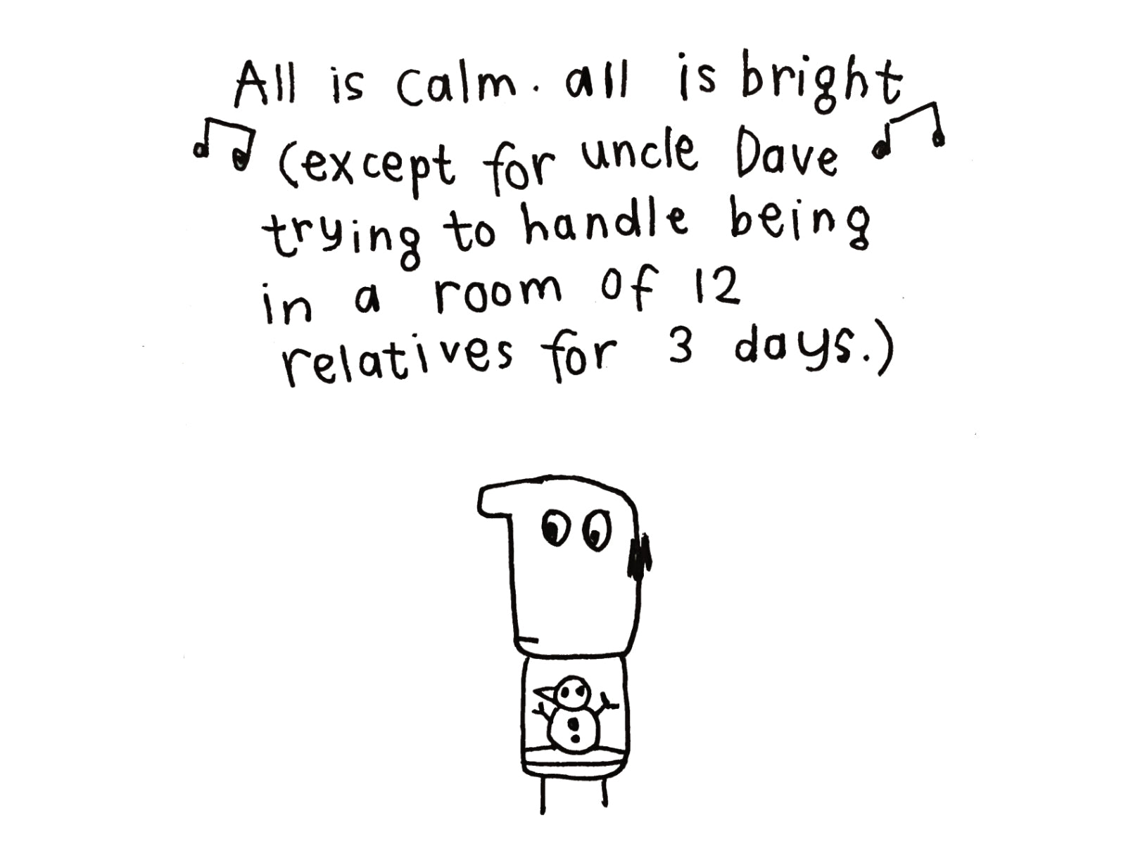 Uncle Dave Family Christmas Card | Christmas Card for Family