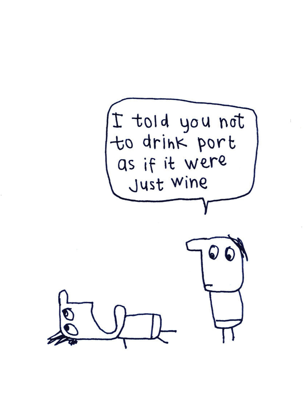 Port Hangover Christmas Card