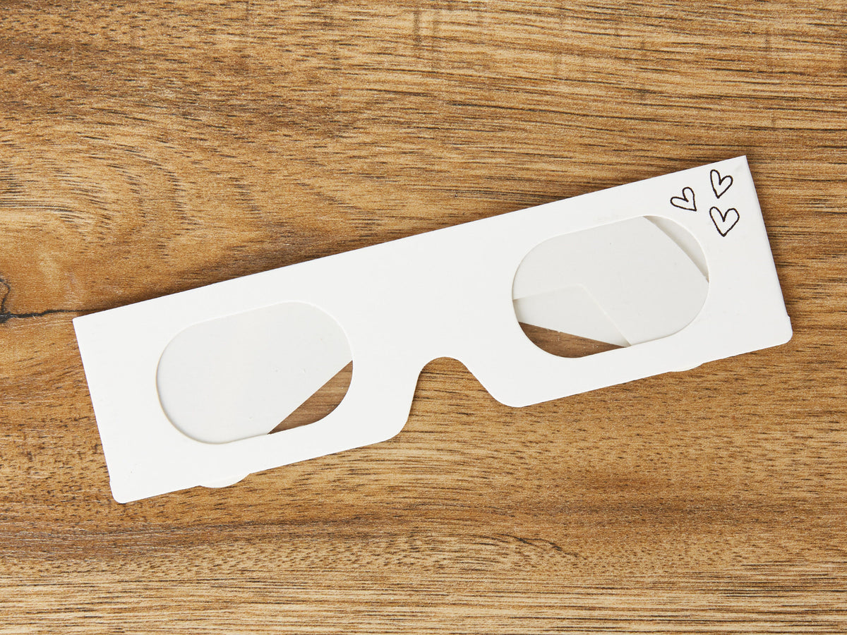 Rainbow Heart Glasses | Magic Heart Refraction Glasses | Wedding Favours