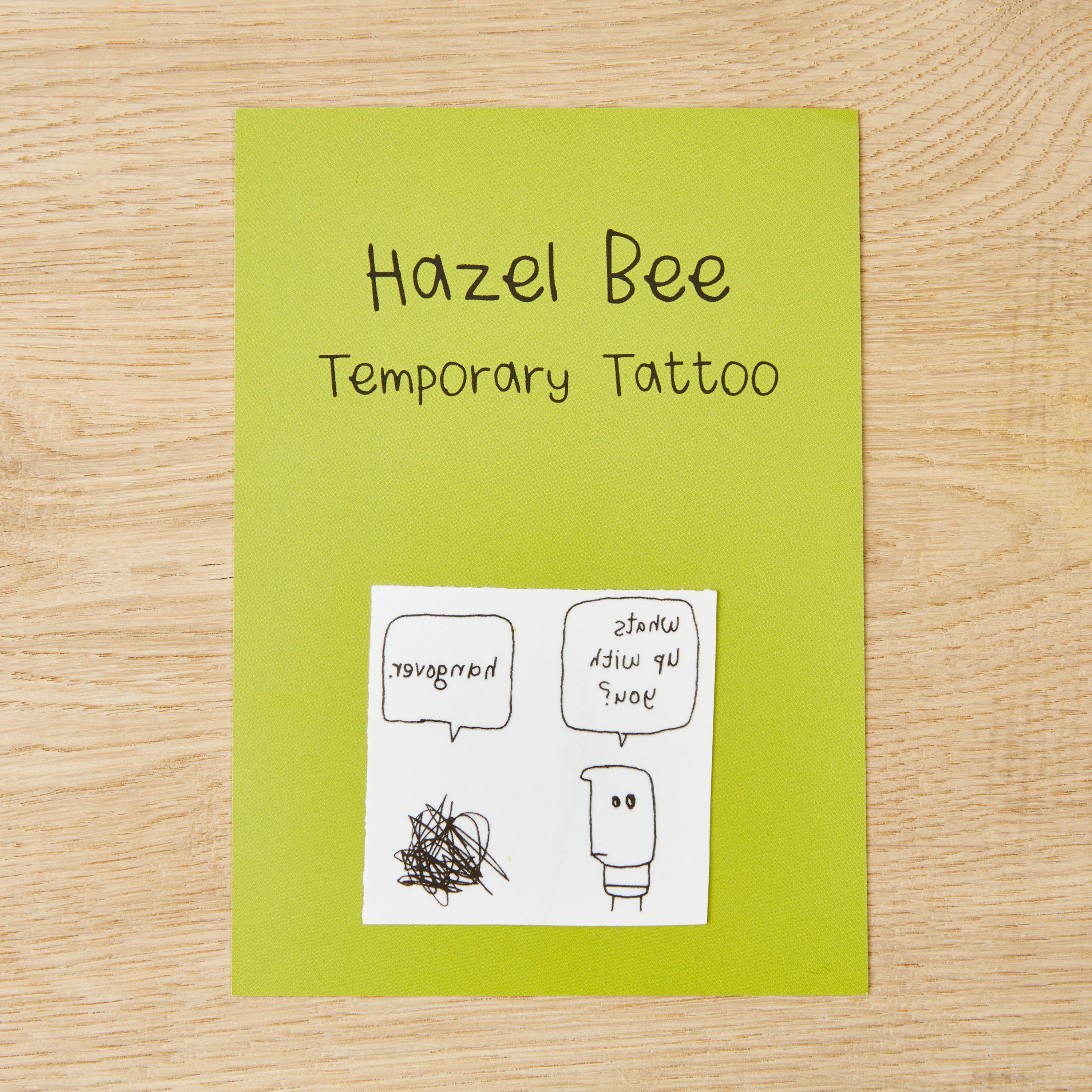 Hangover Temporary Tattoo