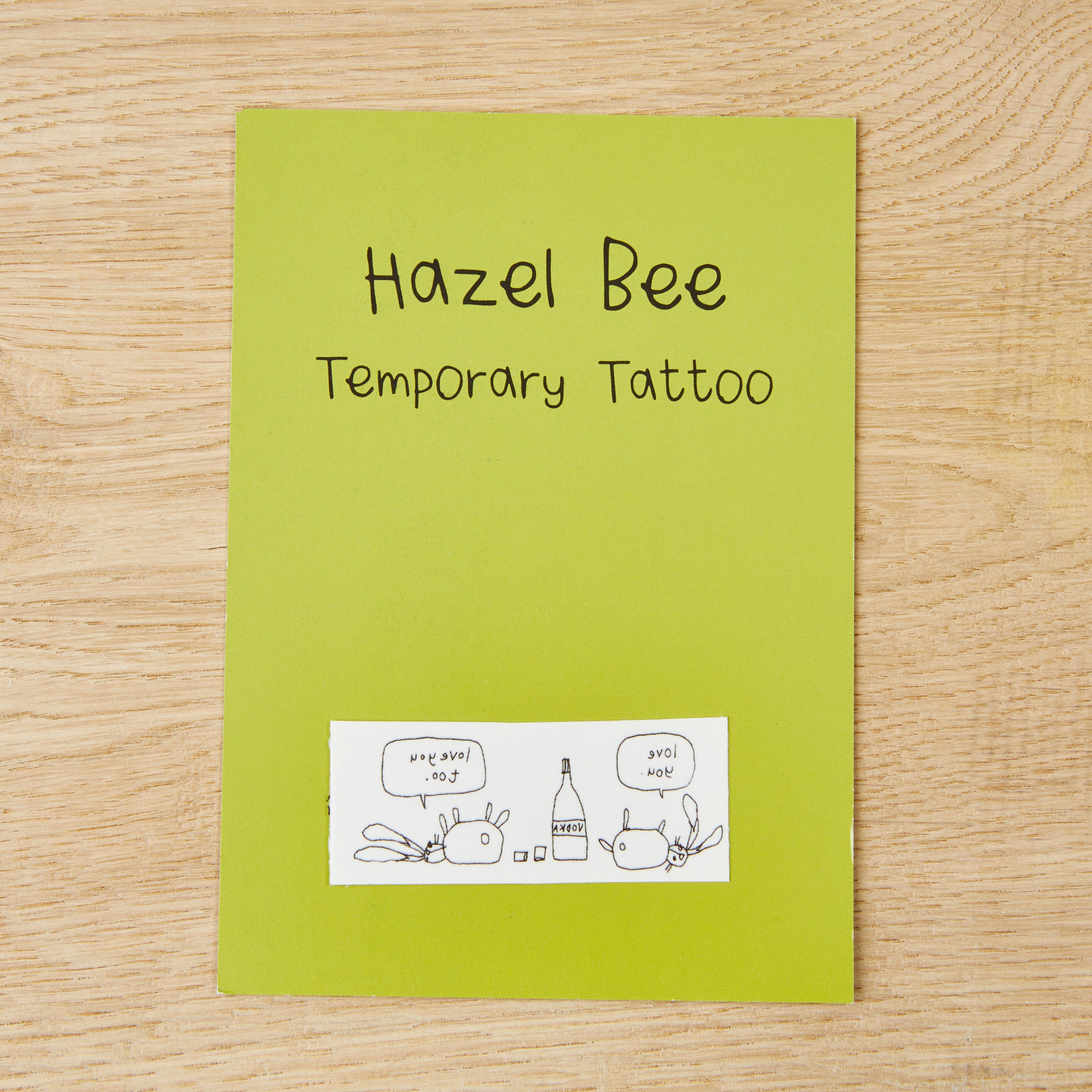 Vodka Rabbits Temporary Tattoo