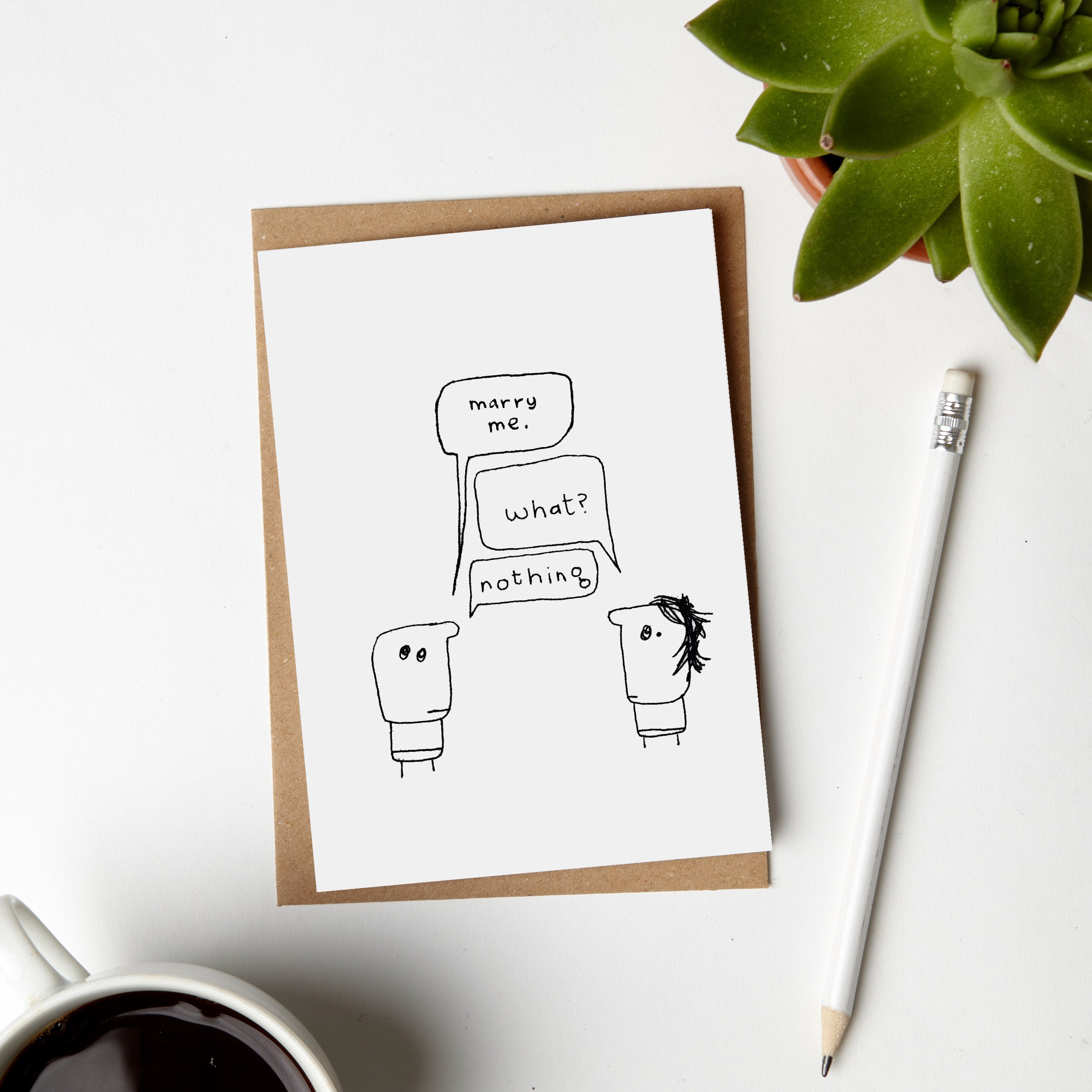 Marry Me Proposal Wedding Invitation Card