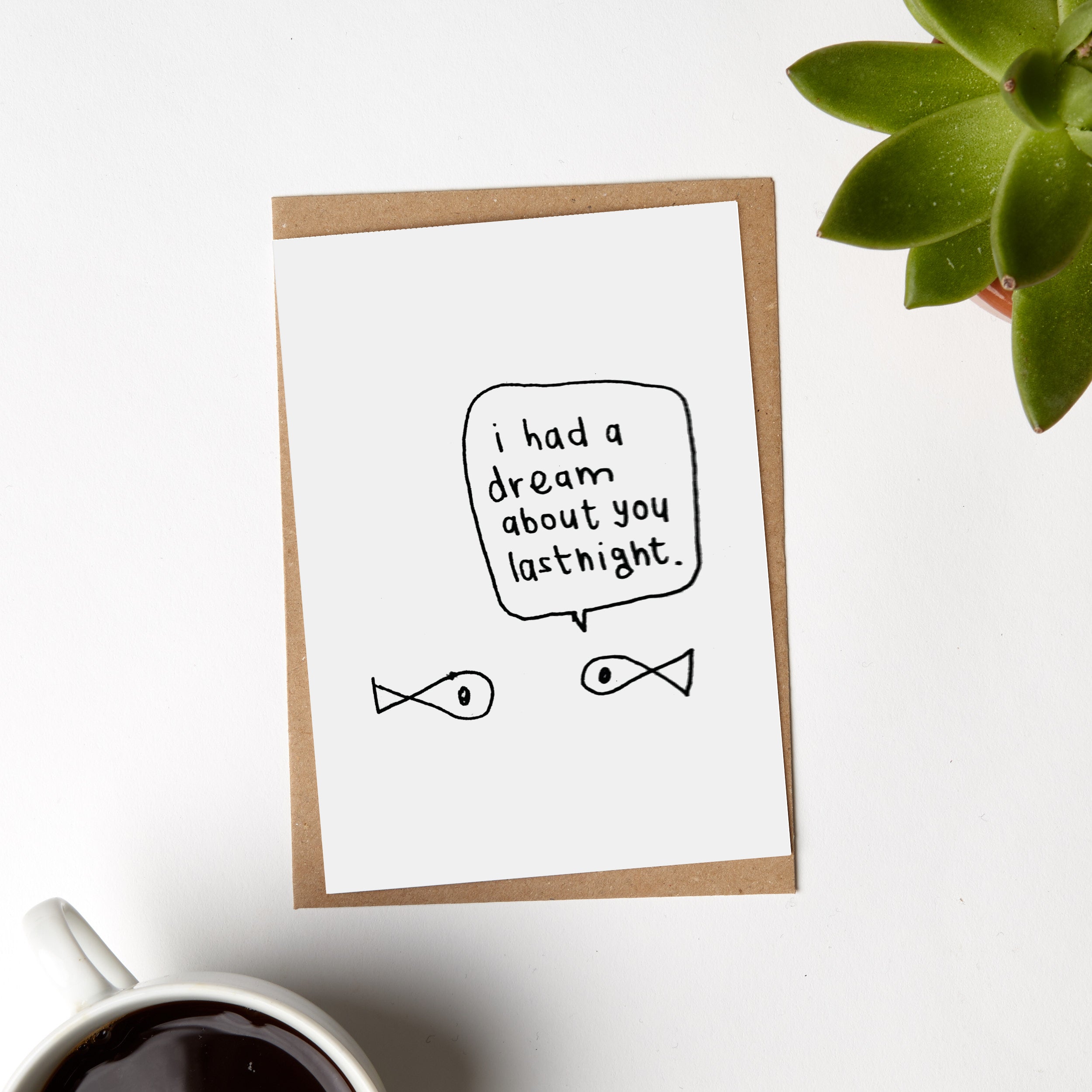 Dream About You Fish Card