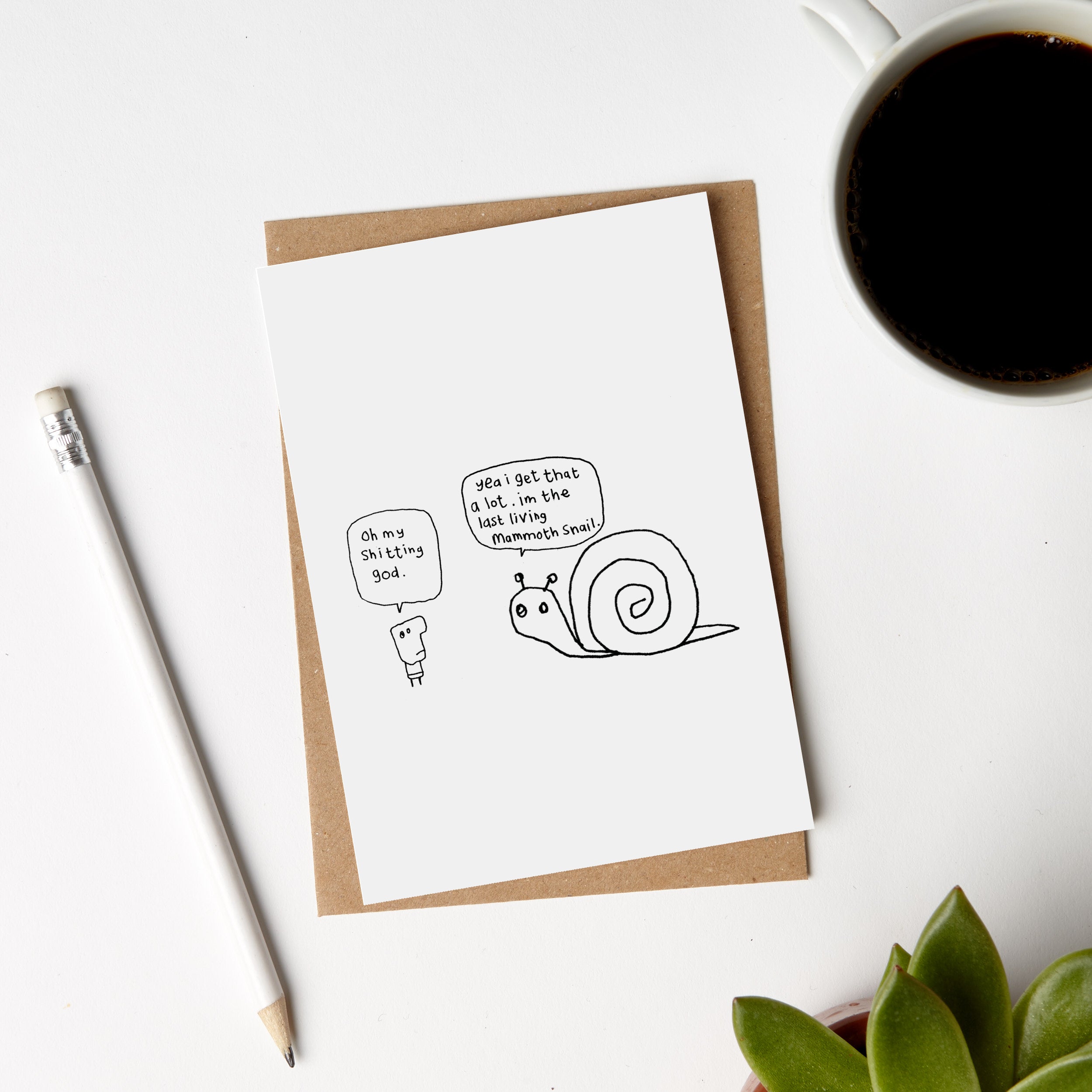 Mammoth Giant Snail Card