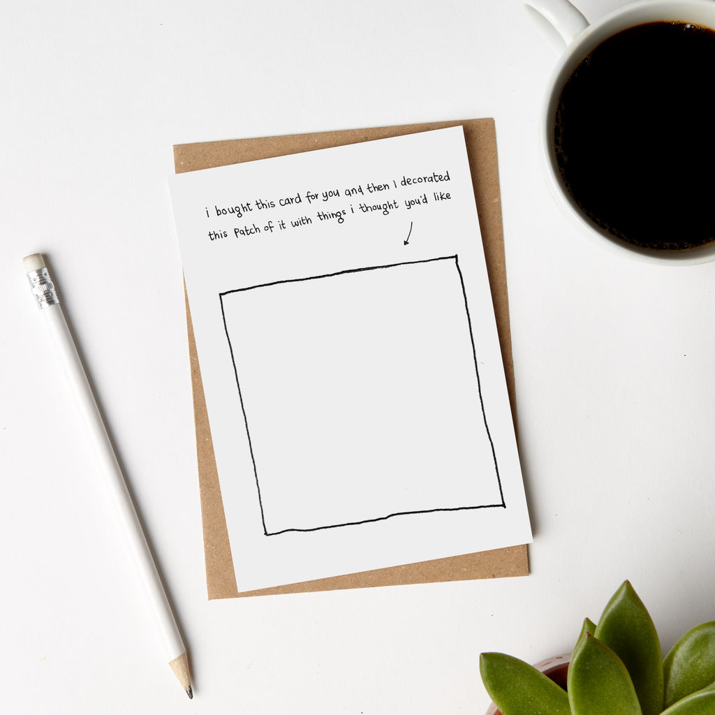 Decorated Patch Creative Card