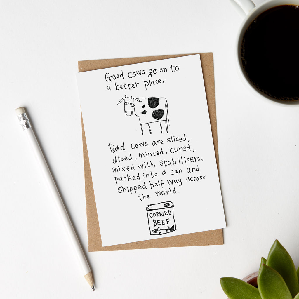 Good Cows Vegan Card