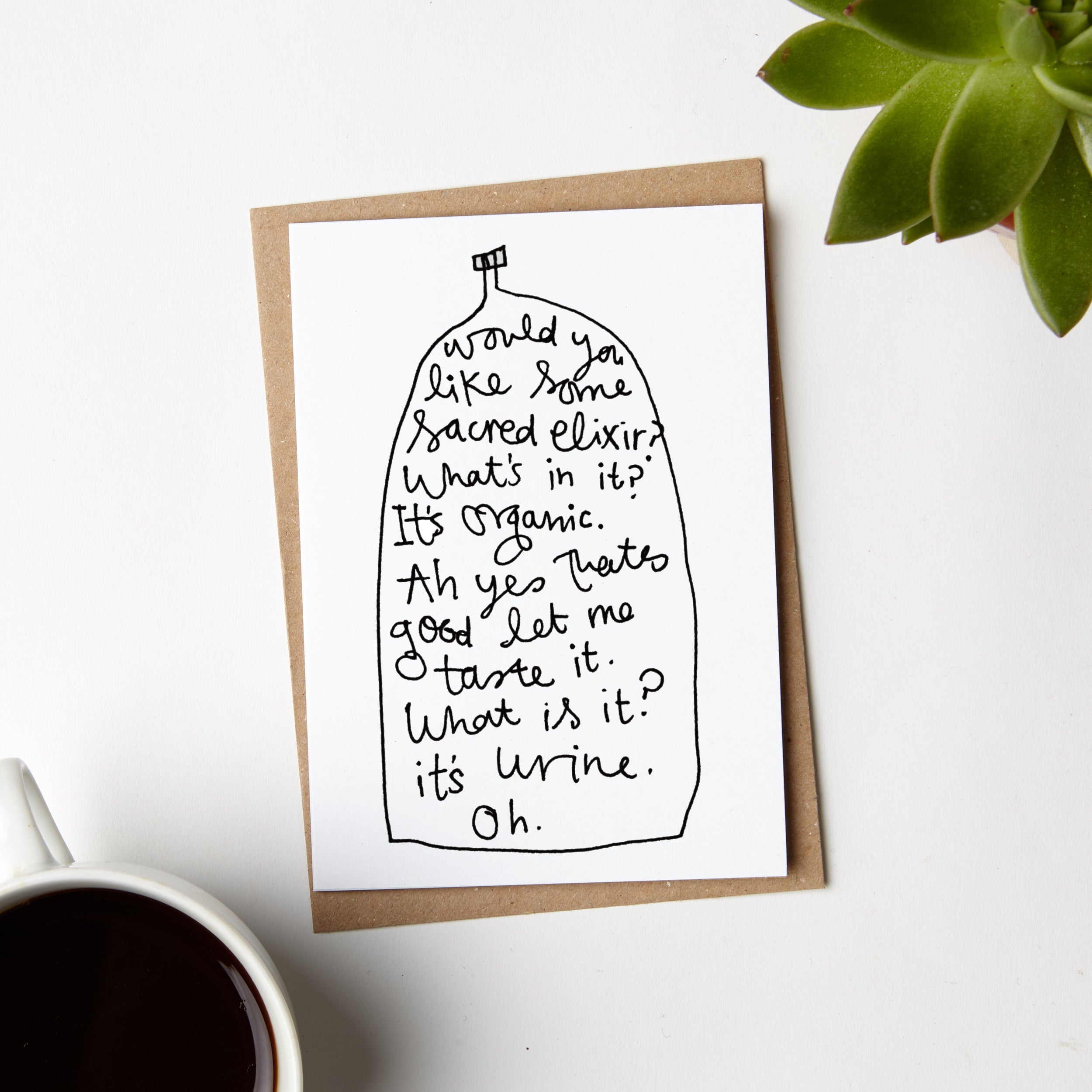 Sacred Elixir Urine Card