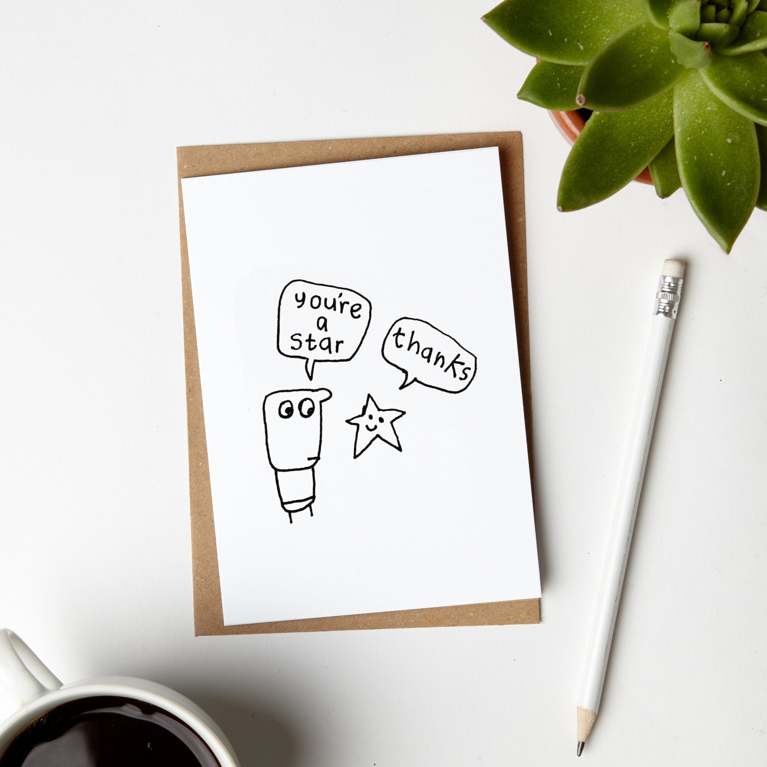 You're A Star Thankyou Card