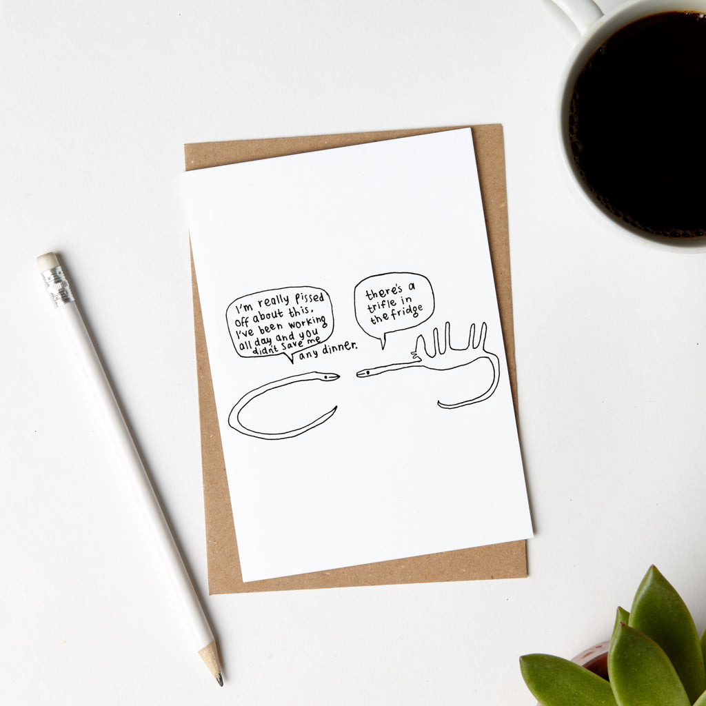 Snakes Trifle Card for Partner