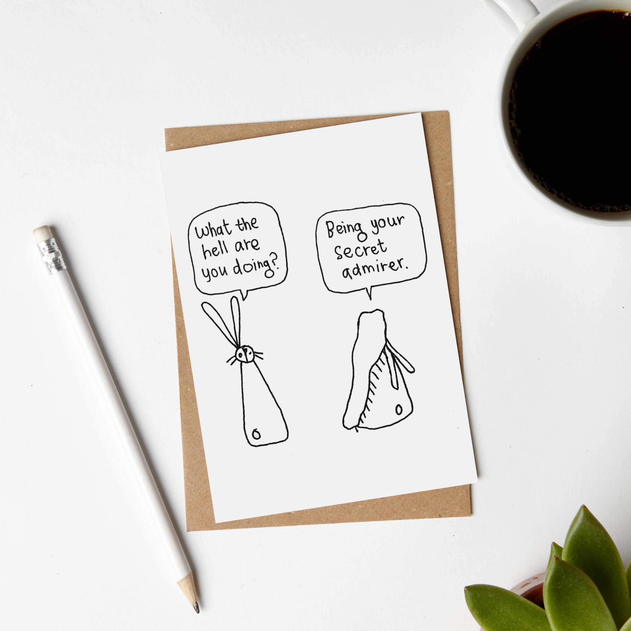 Secret Admirer Valentines Card