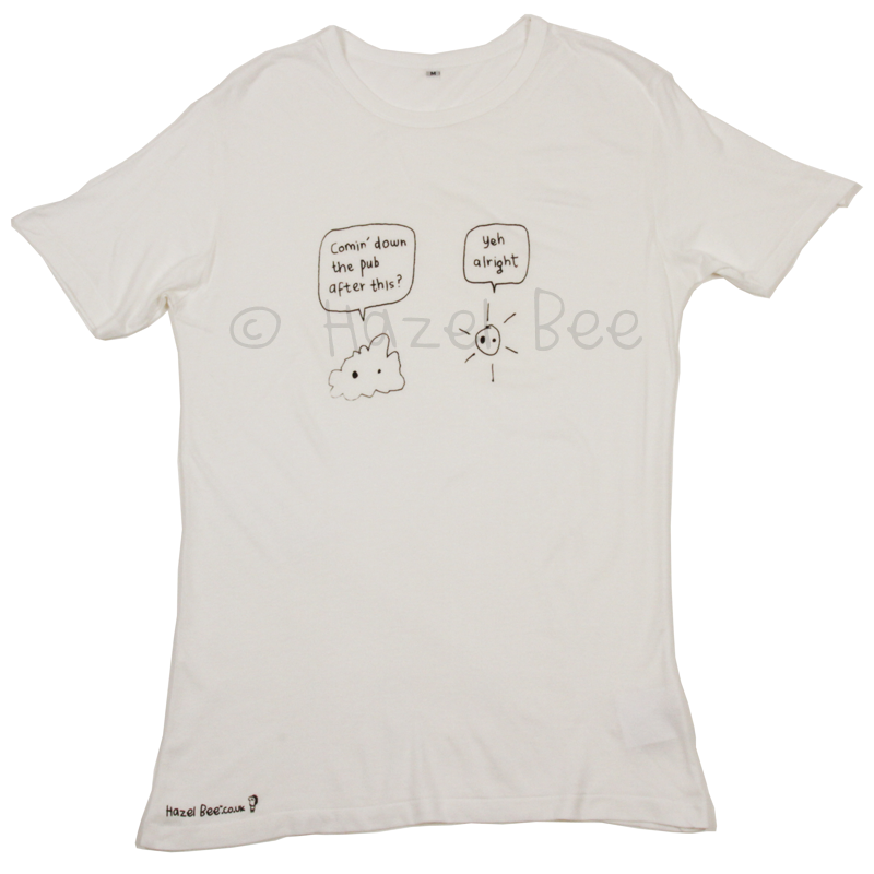 Sun Pub Cloud Bamboo Tee Shirt