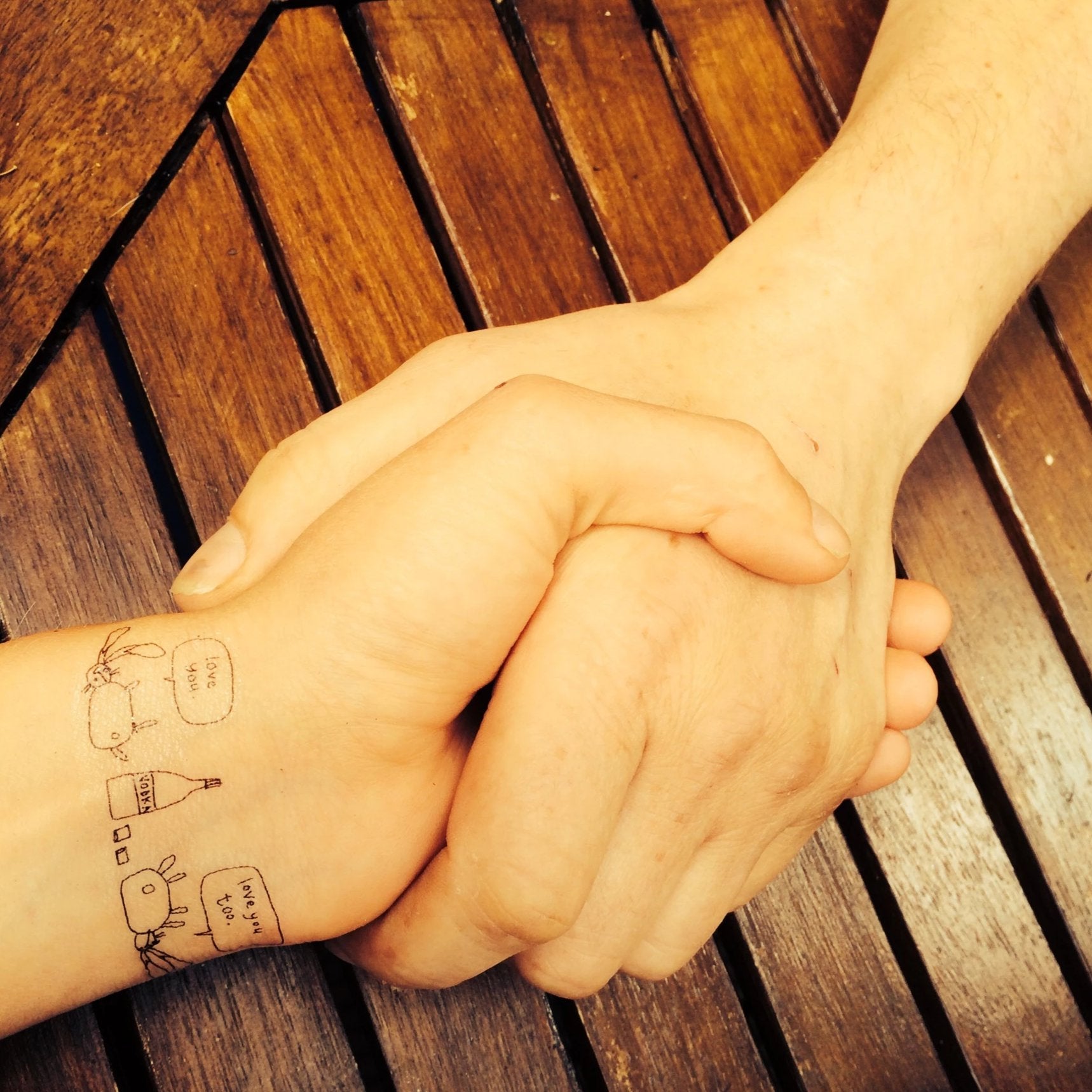 Vodka Rabbits Temporary Tattoo