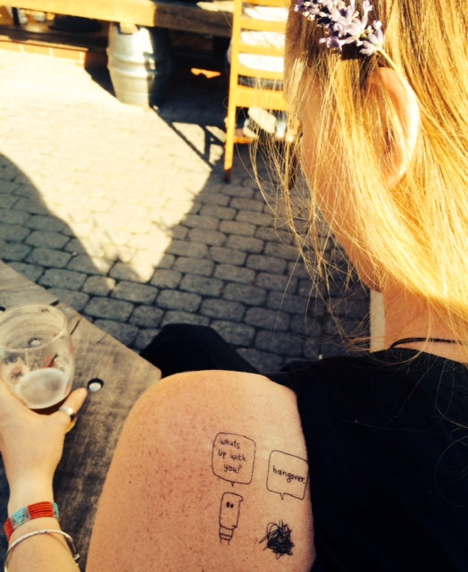 Hangover Temporary Tattoo
