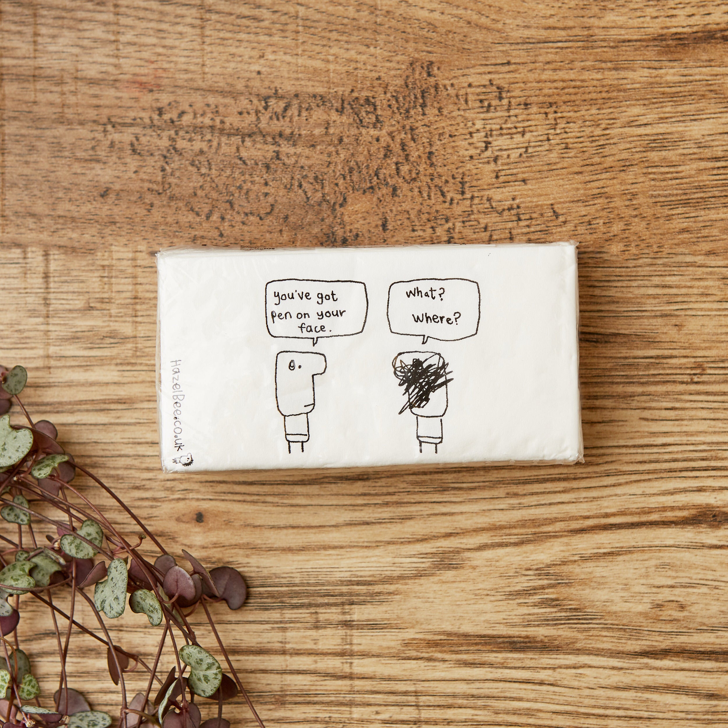 Pen on Face Tissue Pack