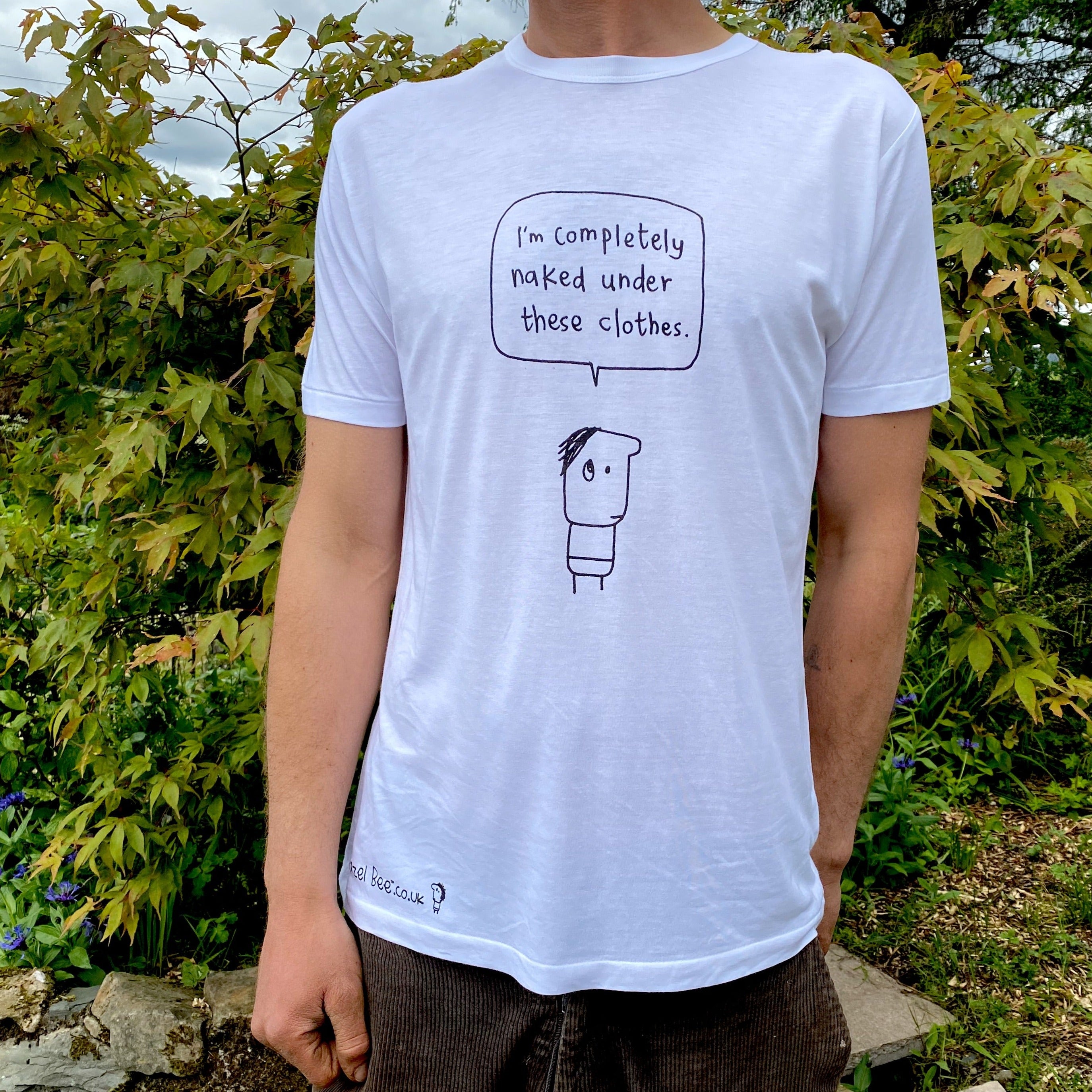 Naked Under These Clothes Bamboo Tee Shirt