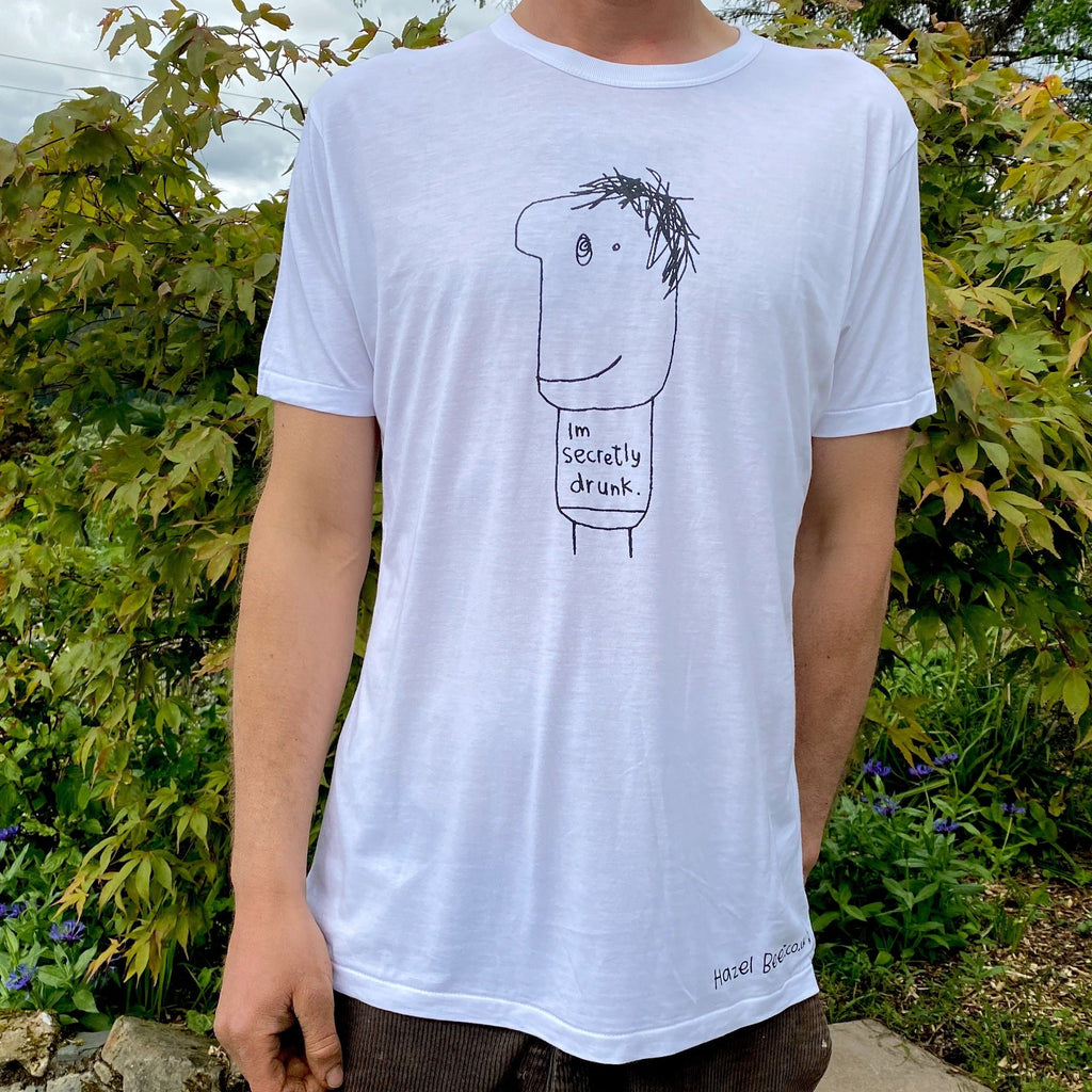 Secretly Drunk Bamboo Tee Shirt