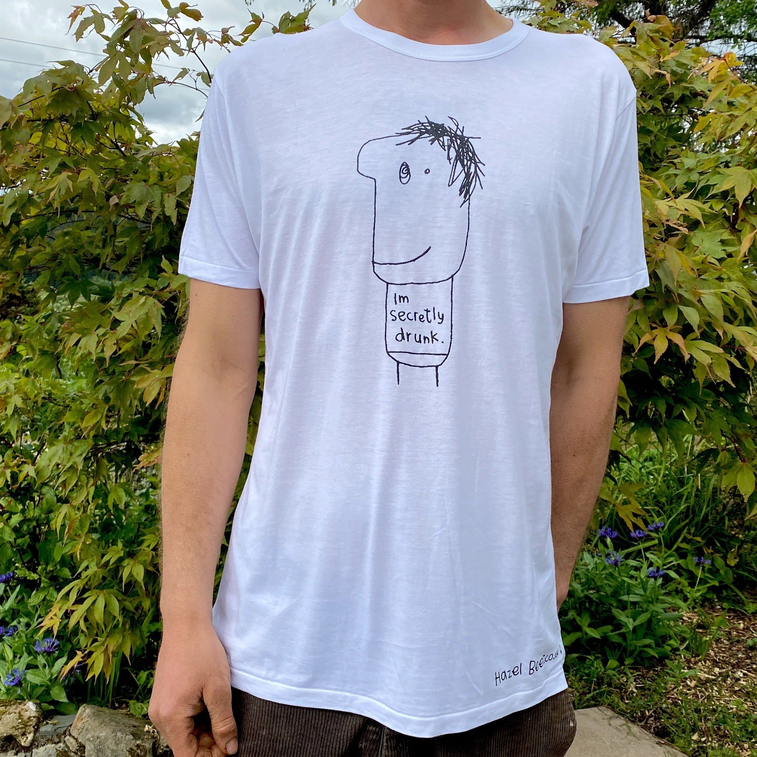 Secretly Drunk Bamboo Tee Shirt