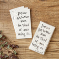 Get Well Soon Pocket Tissue Pack